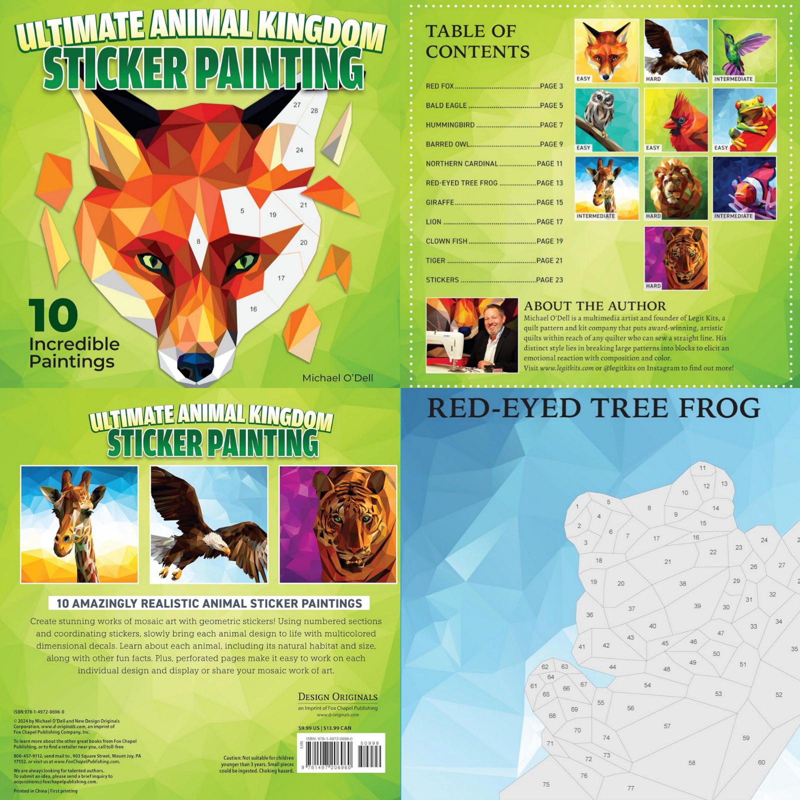Mosaic Sticker Book Ultimate Animal Kingdom